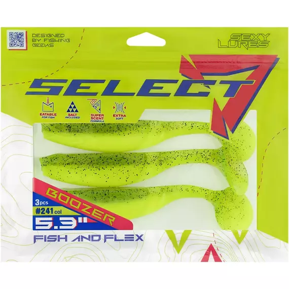 Силікон Select Boozer SE 5.3" #241 (3 шт / уп), фото , изображение 2